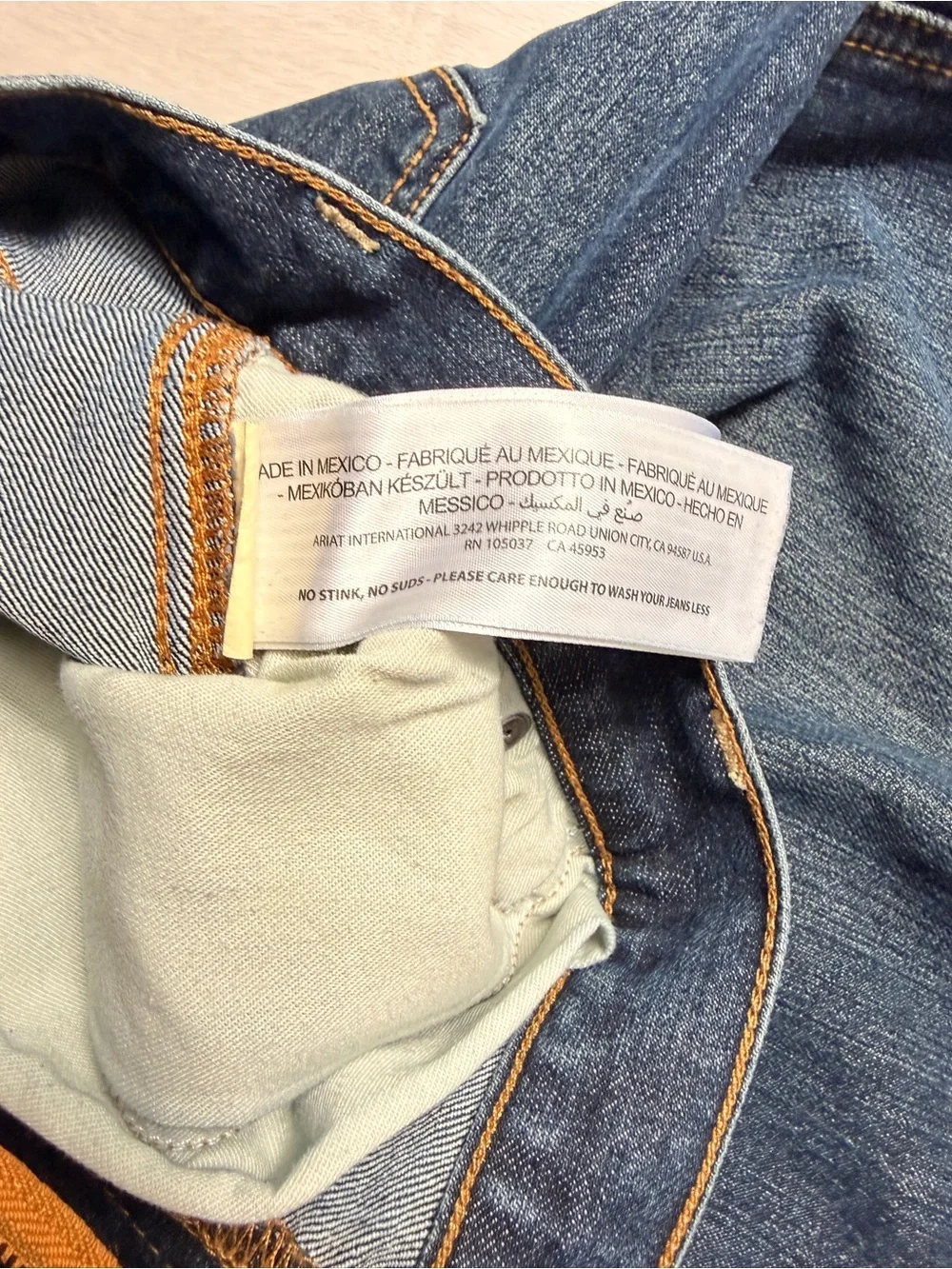 Ariat Rebar M4 Relaxed Boot Workhorse Jeans 42x34 Durable‎ Utility Denim